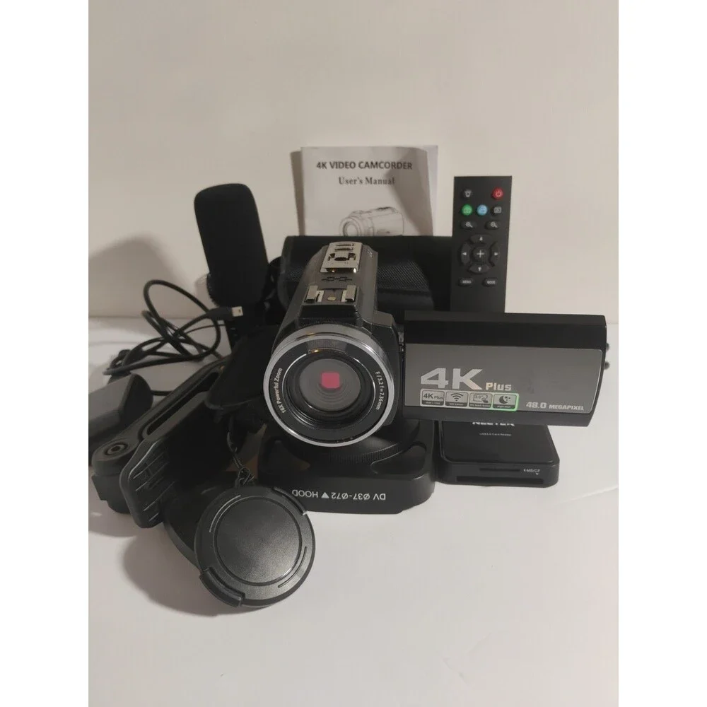 4K Ultra-HD 48 Mega Pixels Video Camcorder with Accessories And Camera Bag